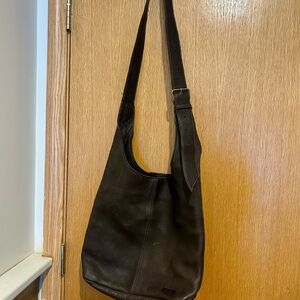 Classic Brown Leather Messenger Bag